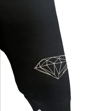 Diamond supply black long sleeve sweatshirt measurements in pictures thumbnail 3