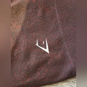 Gymshark Vital Seamless 2.0 Leggings in Gs Rich Maroon MARL thumbnail 2