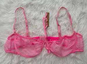 Skims Romance Balconette Bra Bubble Gum Size 44DD thumbnail 1