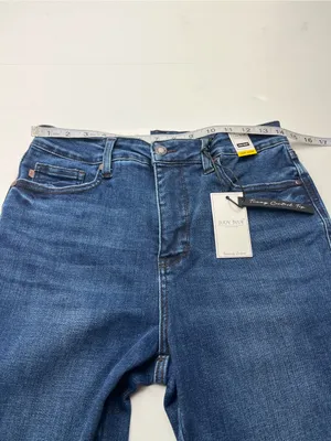 Judy Blue Boot Cut Dark Blue Denim Jean Womens Size 9 / 29 Short Inseam NEW thumbnail 7