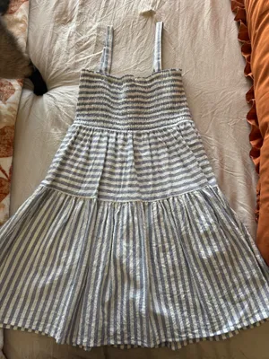 Plumeria Swim Sweet pinstriped sundress thumbnail 1