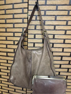 HOBO brand brown shoulder bag and wallet thumbnail 1