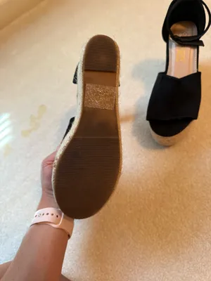 Black Wedges Size 6.5 thumbnail 3