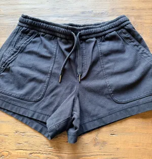 Athleta Black Women's Drawstring Shorts thumbnail 1