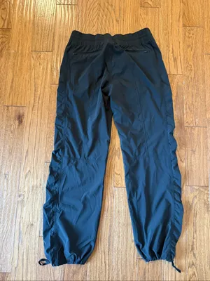Athleta la viva ruched black jogger pant size 10 thumbnail 8