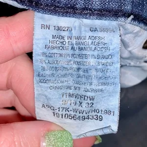 Wrangler Flare Jeans Woman’s 9/11X32 Western Blue Denim thumbnail 11