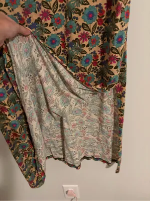 Natural Life Cotton Floral Midi Dress size Medium thumbnail 3