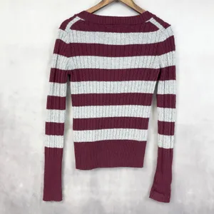 Vintage American Eagle Women Sweater Size L Cable Knit Preppy Y2K 90s Bella Swan thumbnail 5