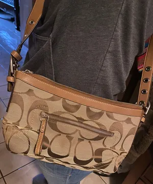 Coach Vintage Bag Crossbody Brown Purse thumbnail 1