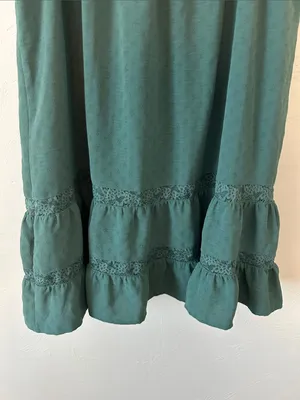 SO Emerald Green Off-Shoulder Tiered Mini Milkmaid Dress thumbnail 4