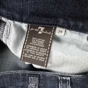 7 For All Mankind Bootcut Denim Jeans Women's 29 thumbnail 9