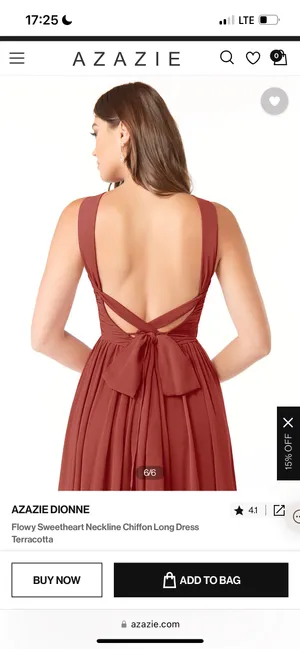 Azazie Dionne Bridesmaid Dress thumbnail 6