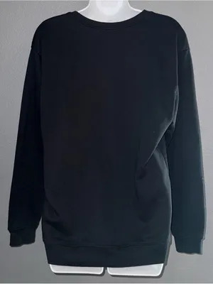 Women’s Halloween Skateboarding Skeletons Black Sweatshirt Small - Medium thumbnail 6