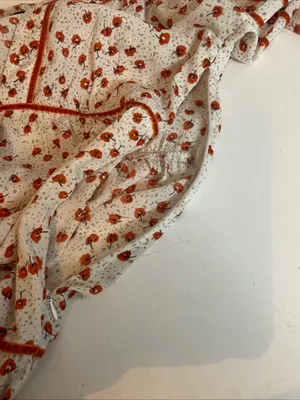 Nasty Gal Plant You See Maxi Dress, Size 4 Deep V-neck Floral Retro 70s Inspired thumbnail 14