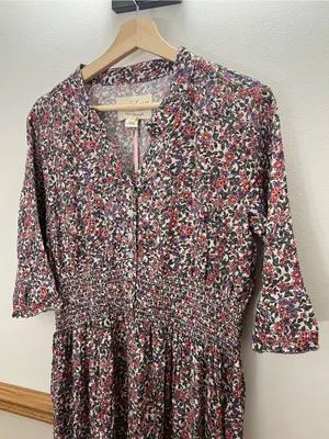 NWT Evy’s Tree Floral Maxi Dress The Hannah size small/medium retails $88 thumbnail 3
