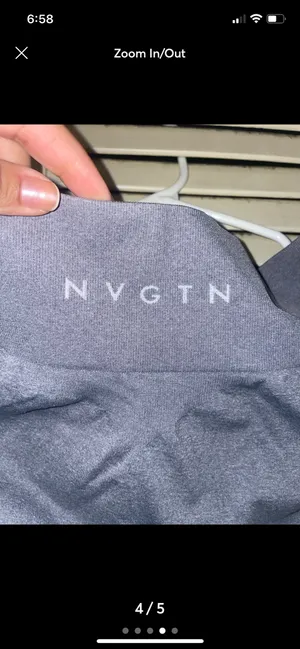NVGTN Leggings Seamless Contour Grey thumbnail 4