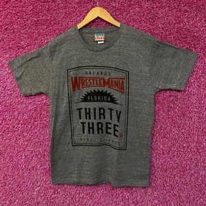 Wrestlemania 33 Orlando Florida 2017 Event Promo WWE Tee M thumbnail 1