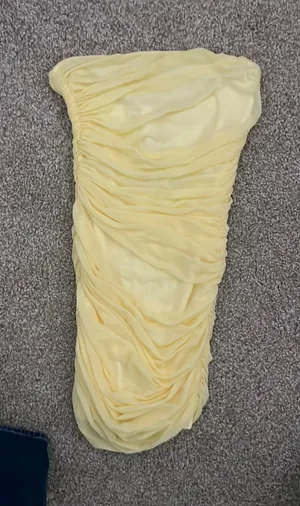 Yellow mini dress Size XS thumbnail 1