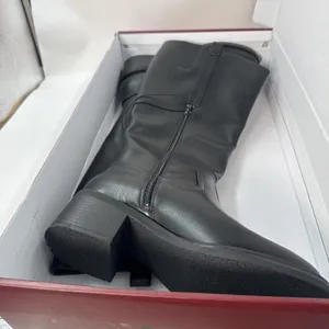 Kensie Naya B Women’s Black Knee High Boots Size 8.5 Side Zip Block Heel NWT thumbnail 7