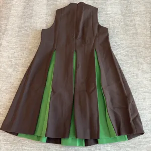 Tuckernuck Brown Green Demitasse Griffiths Dress NWT Size Small Lined‎ thumbnail 6