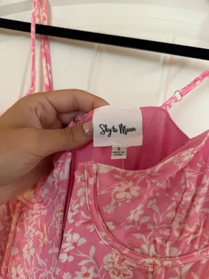 Sky to Moon Dress Pink thumbnail 3