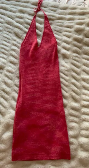Knit halter dress thumbnail 1