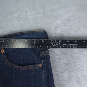 Vintage‎ Levis 515 Bootcut Jeans Women 8L (33x35) Dark Wash Blue Stretch Y2K thumbnail 12