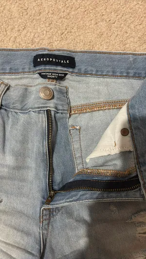 Aeropostale Jean Shorts High-Rise Shorty thumbnail 4