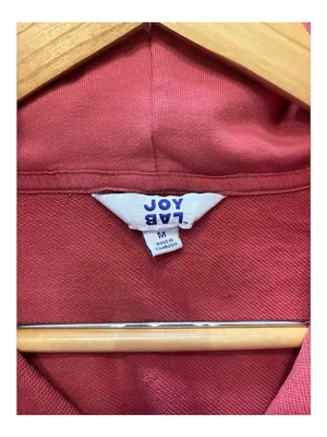 JoyLab Half-Zip Hoodie in coral pink thumbnail 4