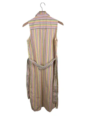 Tuckernuck Pomander Place Rainbow Stripe Sleeveless Riley Dress Medium Preppy thumbnail 13