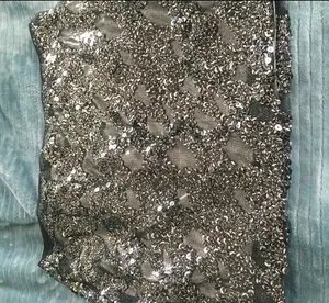 Express Sparkly gunmetal sequin mini skirt thumbnail 1