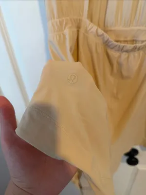 Lululemon Lightweight High-Neck Romper Yellow Size 12 thumbnail 5