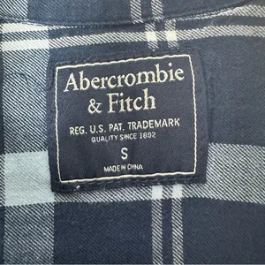 Abercrombie & Fitch Flannel Long Sleeve Mini Dress Size S thumbnail 4