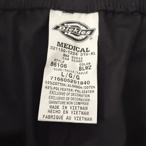 NWT Dickies EDS Scrub Pants Women's Size L Black thumbnail 4