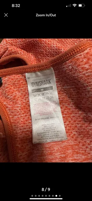 Gymshark Terracotta Racerback Sports Bra thumbnail 9