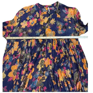 Free‎ People Everything and More Floral Tunic Dress Sz XS thumbnail 10