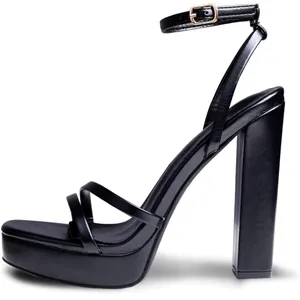 Women's Platform Heeled Sandals Sz 8.5 thumbnail 3