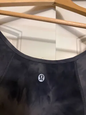 Lululemon Align T-Shirt 2 Diamond Dye Pitch Grey Graphite Grey Short Sleeve Crop thumbnail 3