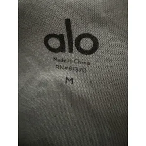 Alo Yoga Streetside Half Zip Sherpa Hoodie Pullover Light Green Women's‎ Medium thumbnail 12