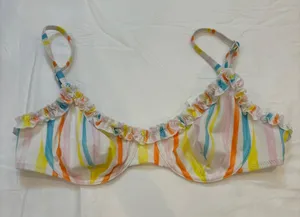 Solid And Striped Bikini Top thumbnail 1