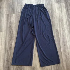 HALARA Deep Blue Wide-Leg Pants women’s Palazzo pants Medium thumbnail 4