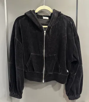 Free People Movement Black Cropped Jacket thumbnail 1