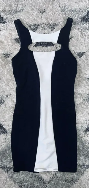 Sexy tight dress Black Size M thumbnail 1