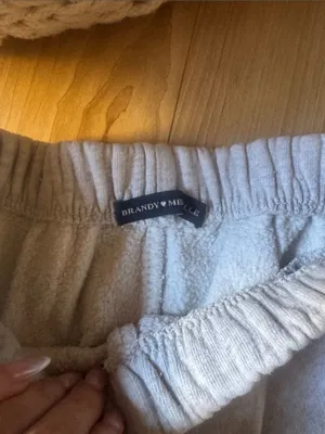 Brandy Melville Light Gray Sweatpants thumbnail 2