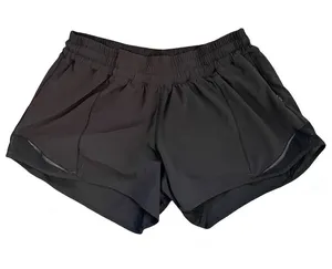 Lululemon Hotty Hot Short II Long 4” Black Size 8 thumbnail 1