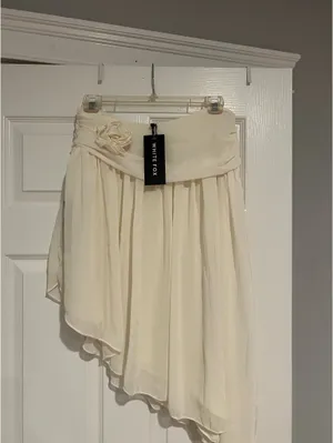 White Fox Forever Love Midi Skirt Off White thumbnail 4