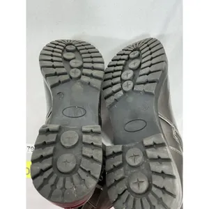 Womans Excellent Global Win Ankle Moto Combat Style Boots 10 Distressed Silver thumbnail 7