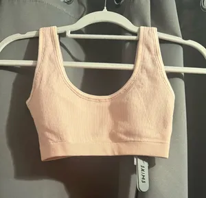 Nike x Skims Ribbed Seamless Scoop Bra thumbnail 1