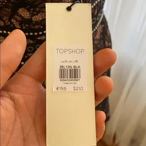 Topshop one off shoulder dress size 6 thumbnail 3
