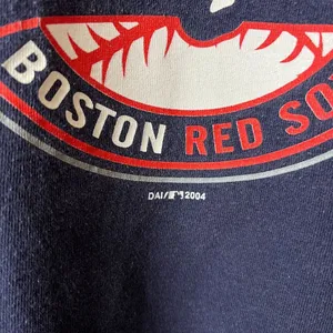 2004 Vintage Y2K Boston Red Sox T Shirt Large L Blue Graphic Tee thumbnail 16